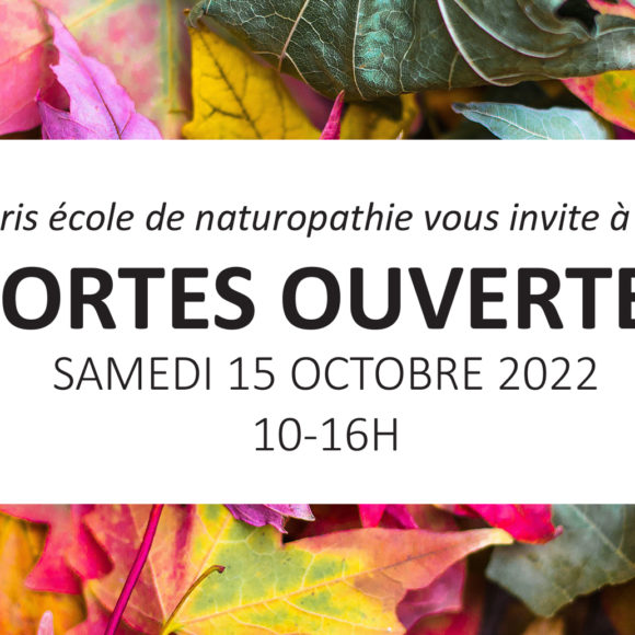 Portes ouvertes Formation naturopathie