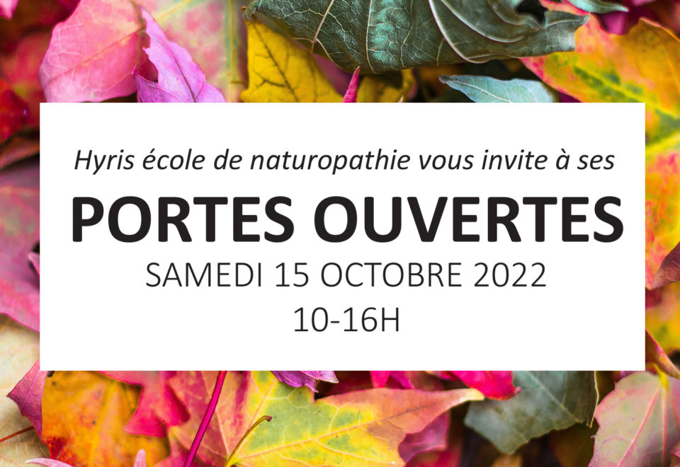 Portes ouvertes Formation naturopathie